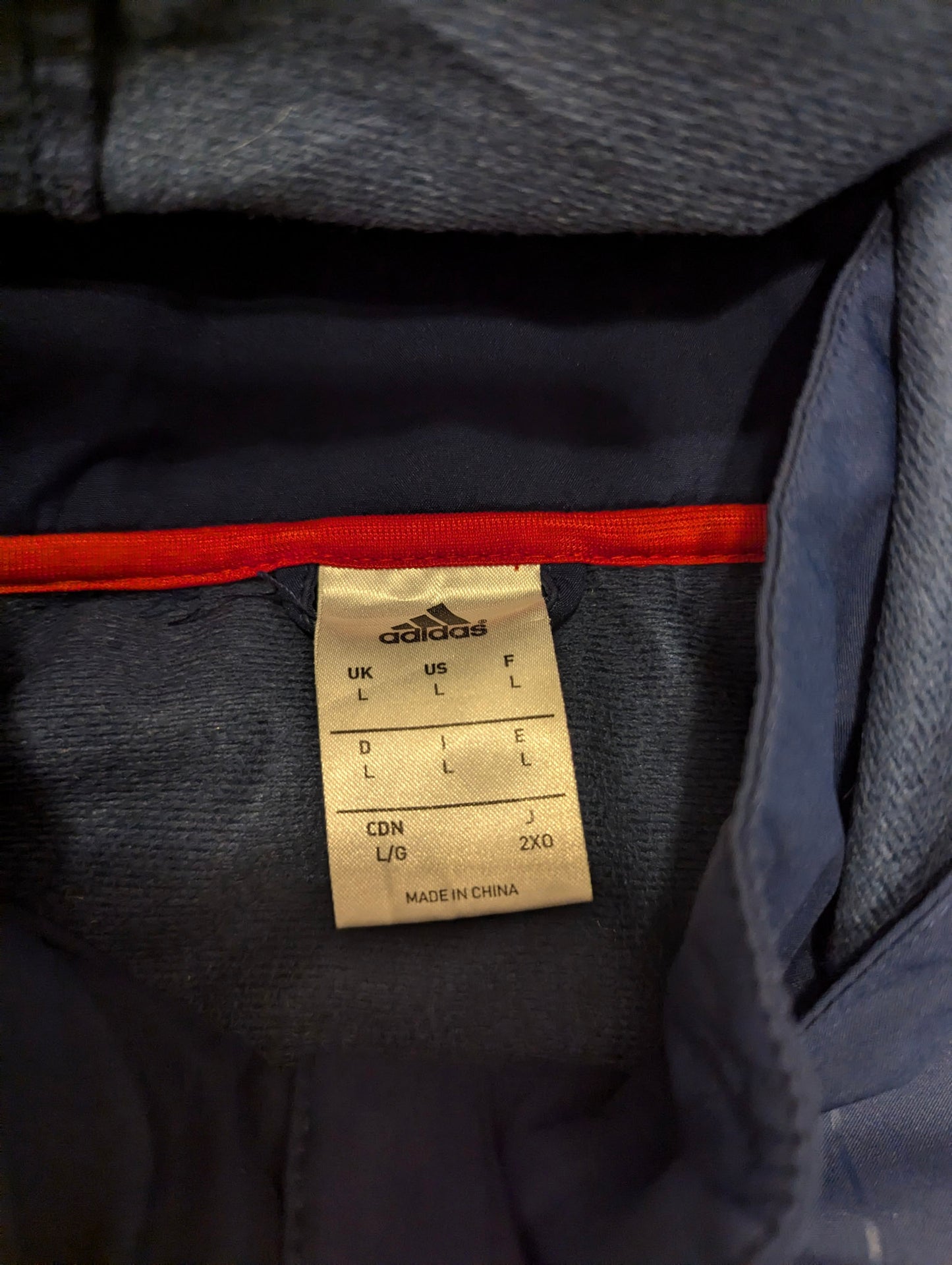 United // Adidas // full zip jacket // size L