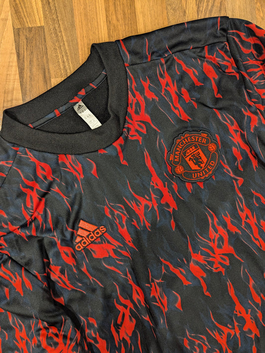 United // Adidas // fleece lined jumper // size XL