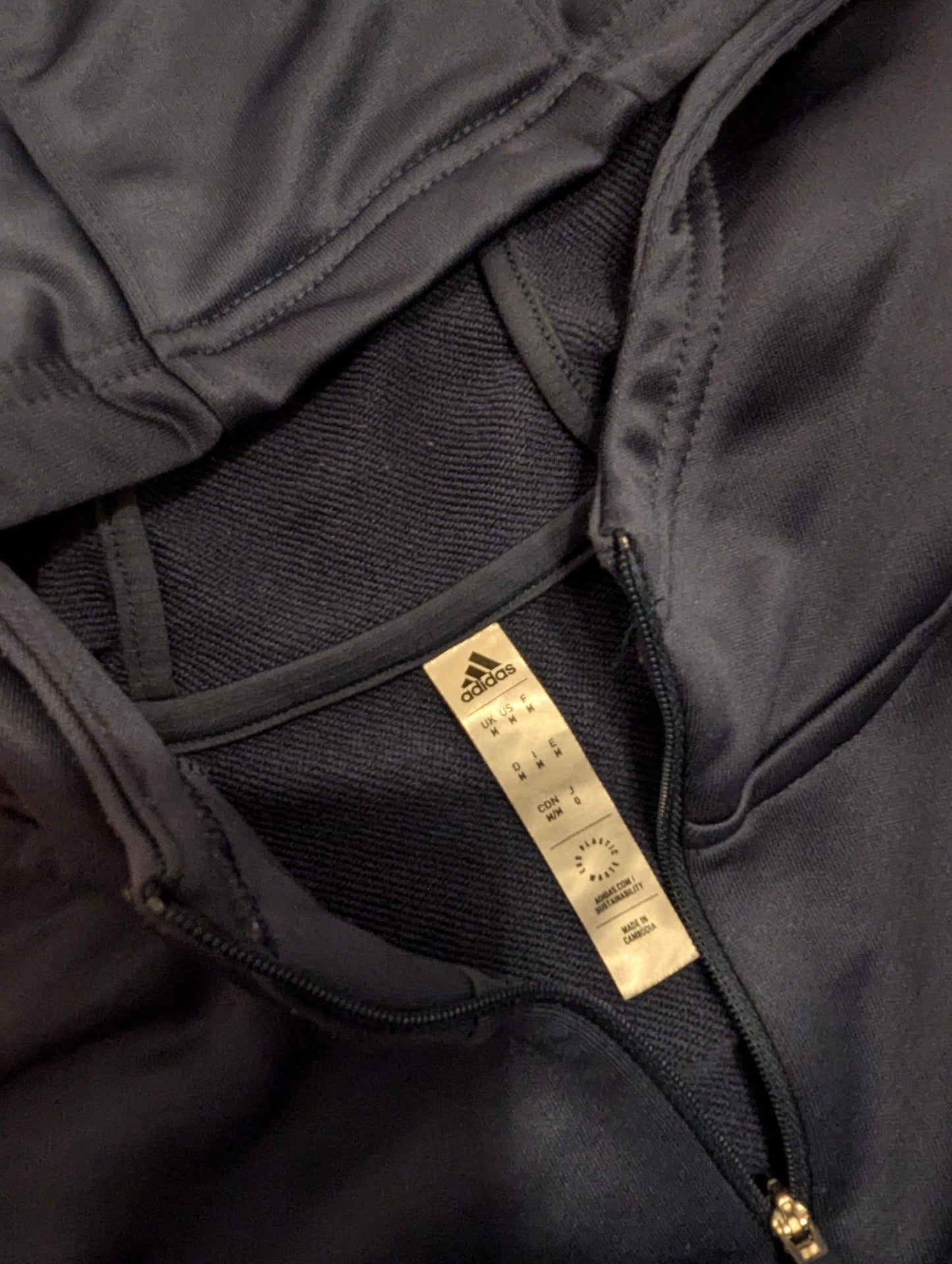 United // Adidas // quarter zip jacket // size M