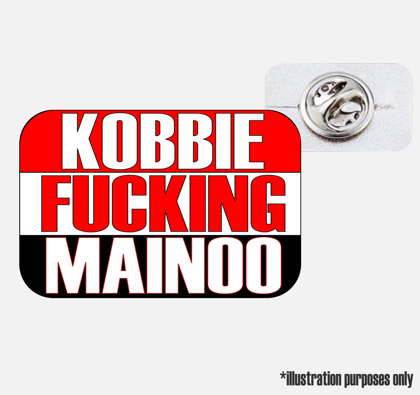 Kobbie Fucking Mainoo Enamel Pin Badge - IN STOCK.