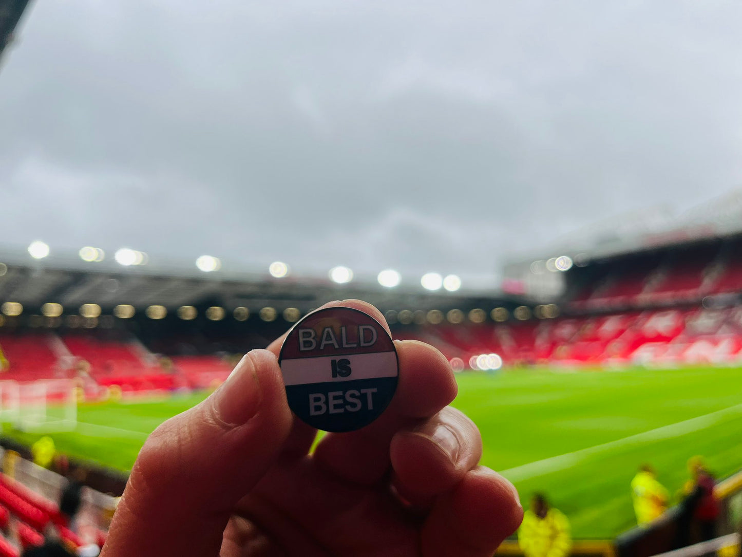 Bald is Best - Enamel Pin Badge.