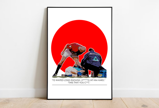 Keane vs Haaland - Wall art