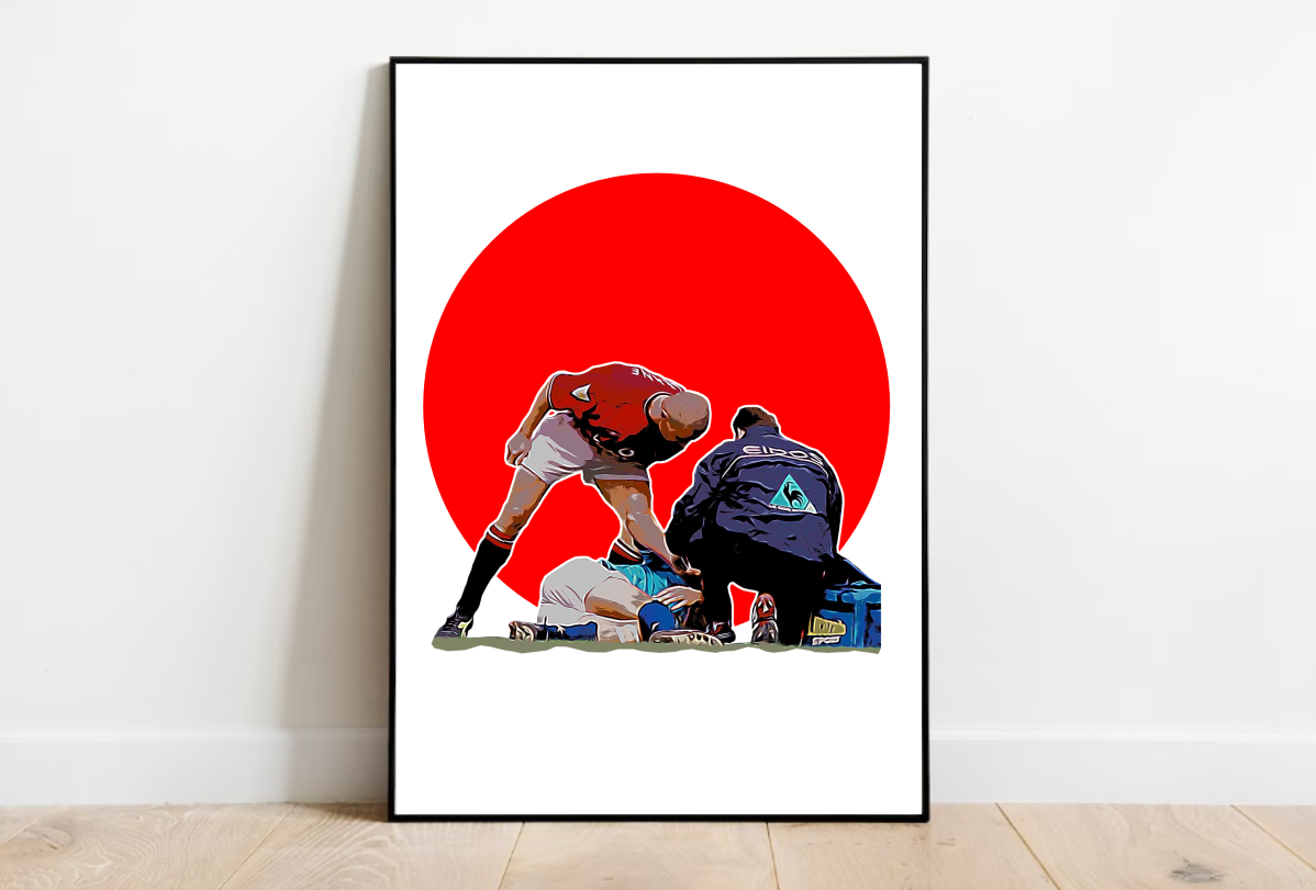 Keane vs Haaland - Wall art