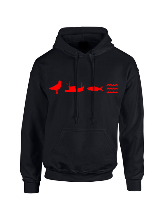 When seagulls follow the trawler it is because they think sardines will be thrown into the sea - Hoodie