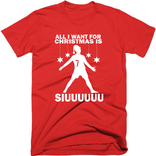 All I want for Christmas is SIUUUUU - Kids Childrens T-Shirt