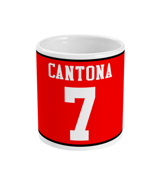 Eric Cantona 7 Red Mug