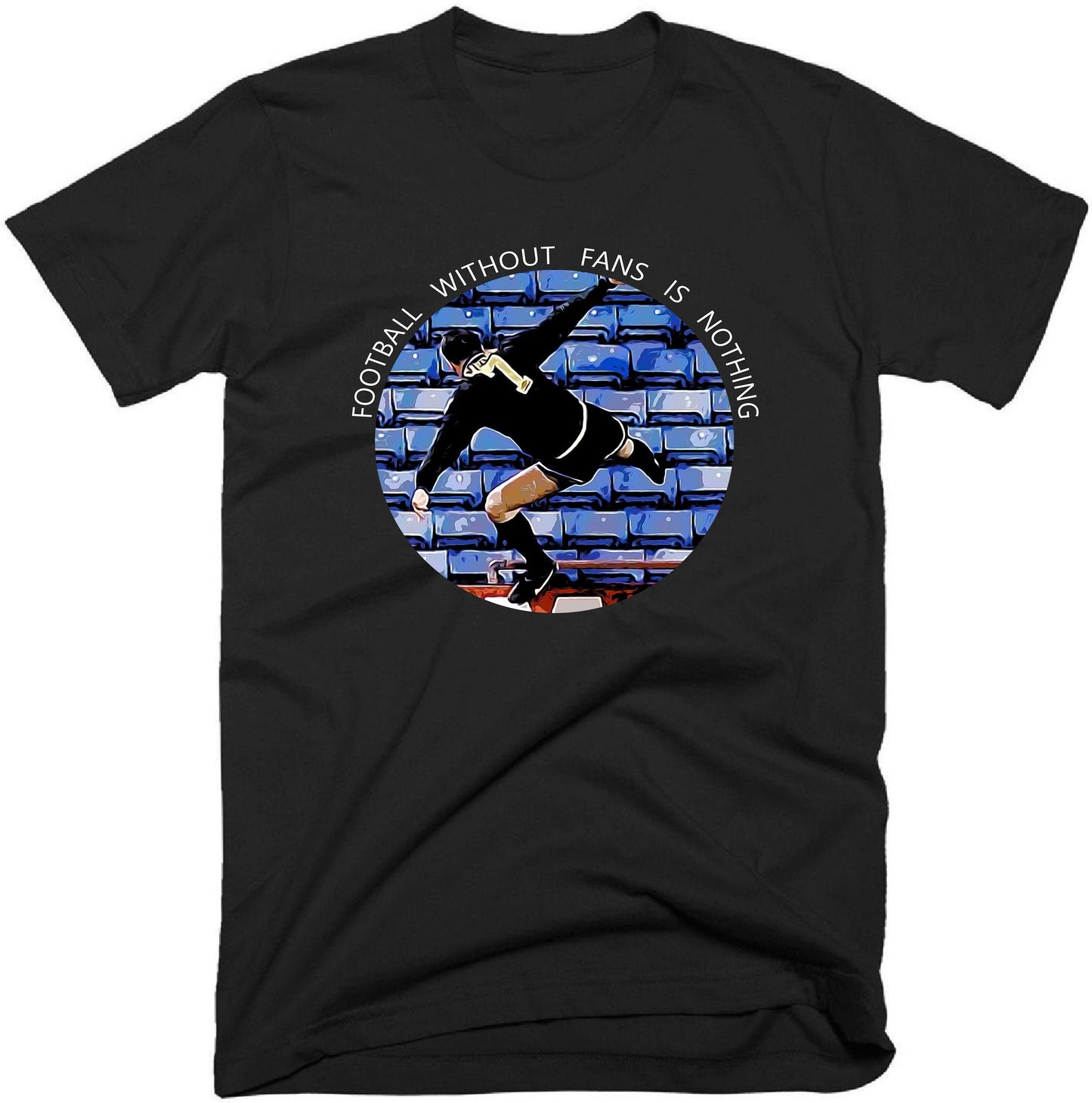 Football without fans is nothing. Eric Cantona T-Shirt
