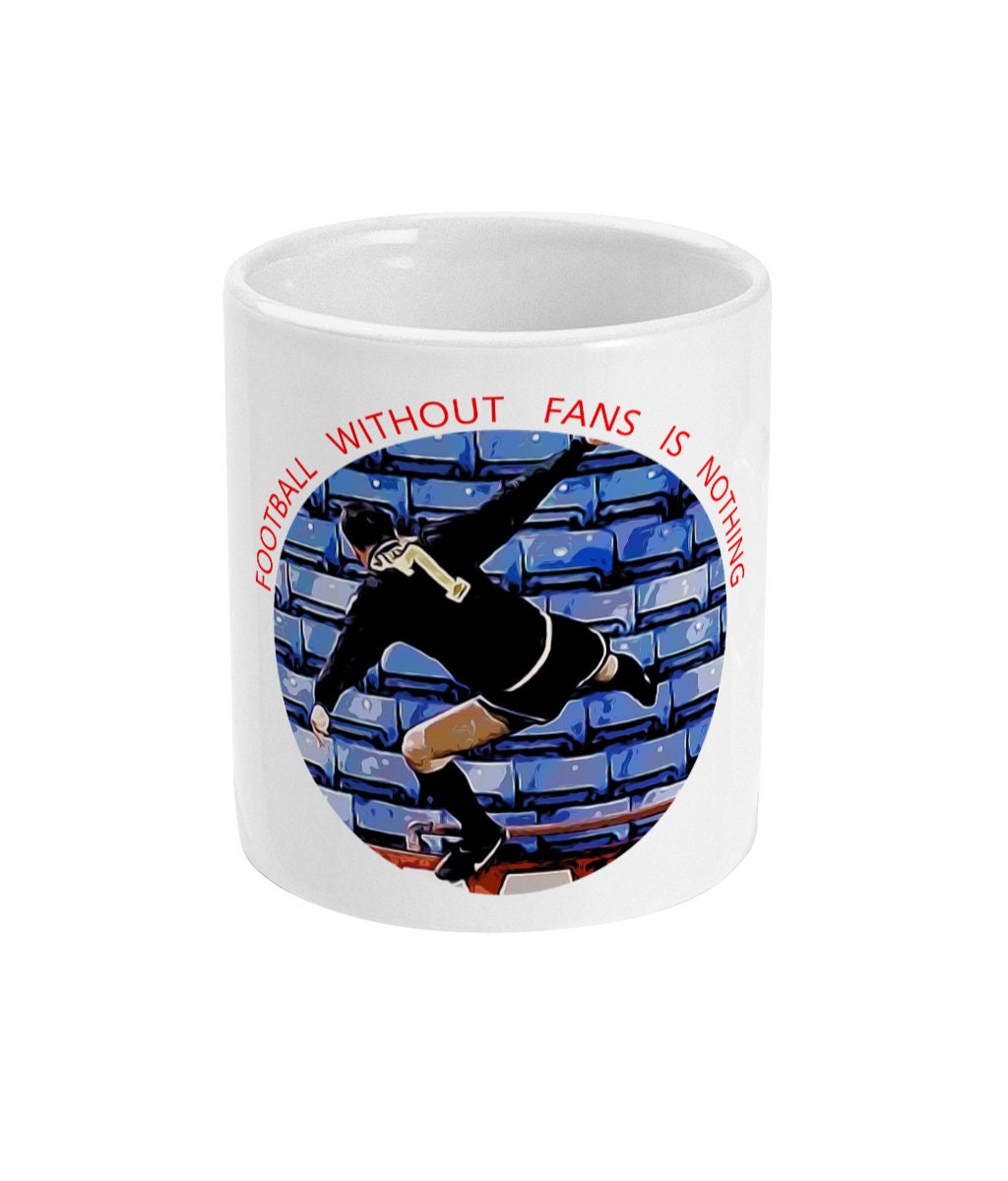 Football without fans is nothing. Eric Cantona United Mug