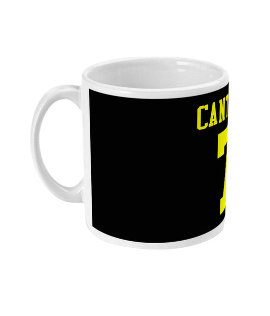 Black Retro Eric Cantona strip - Mug - Retro