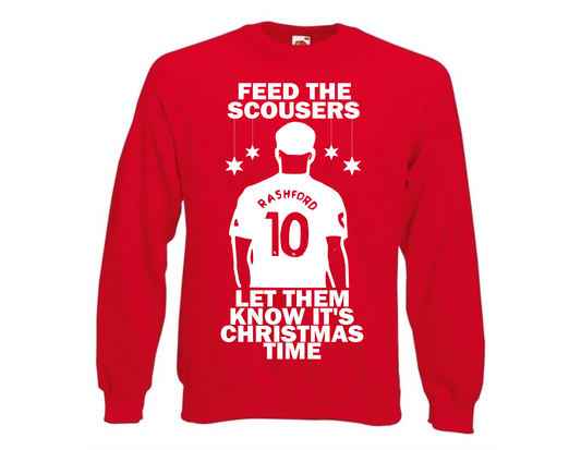 Feed The Scousers - Marcus Rashford Christmas Jumper