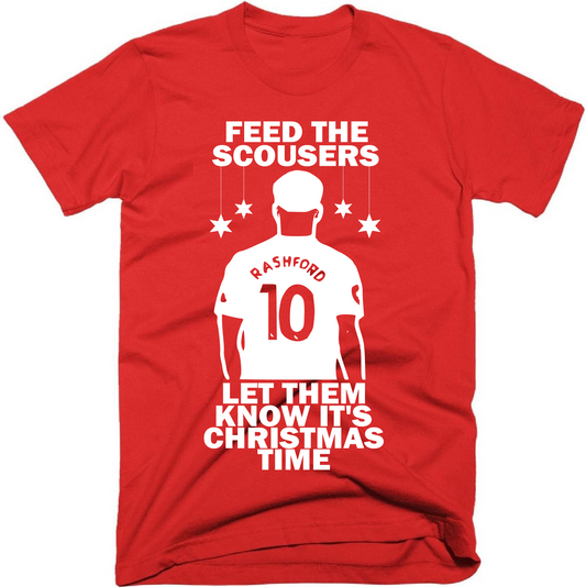 Feed The Scousers - Marcus Rashford Christmas T-Shirt