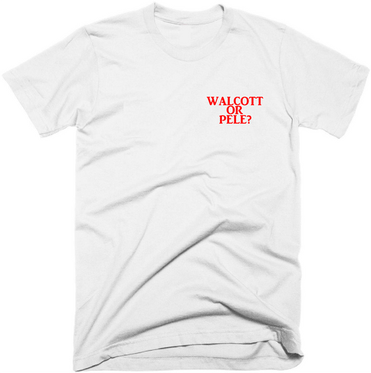 Walcott or Pele? - Chest Pocket Design T-Shirt