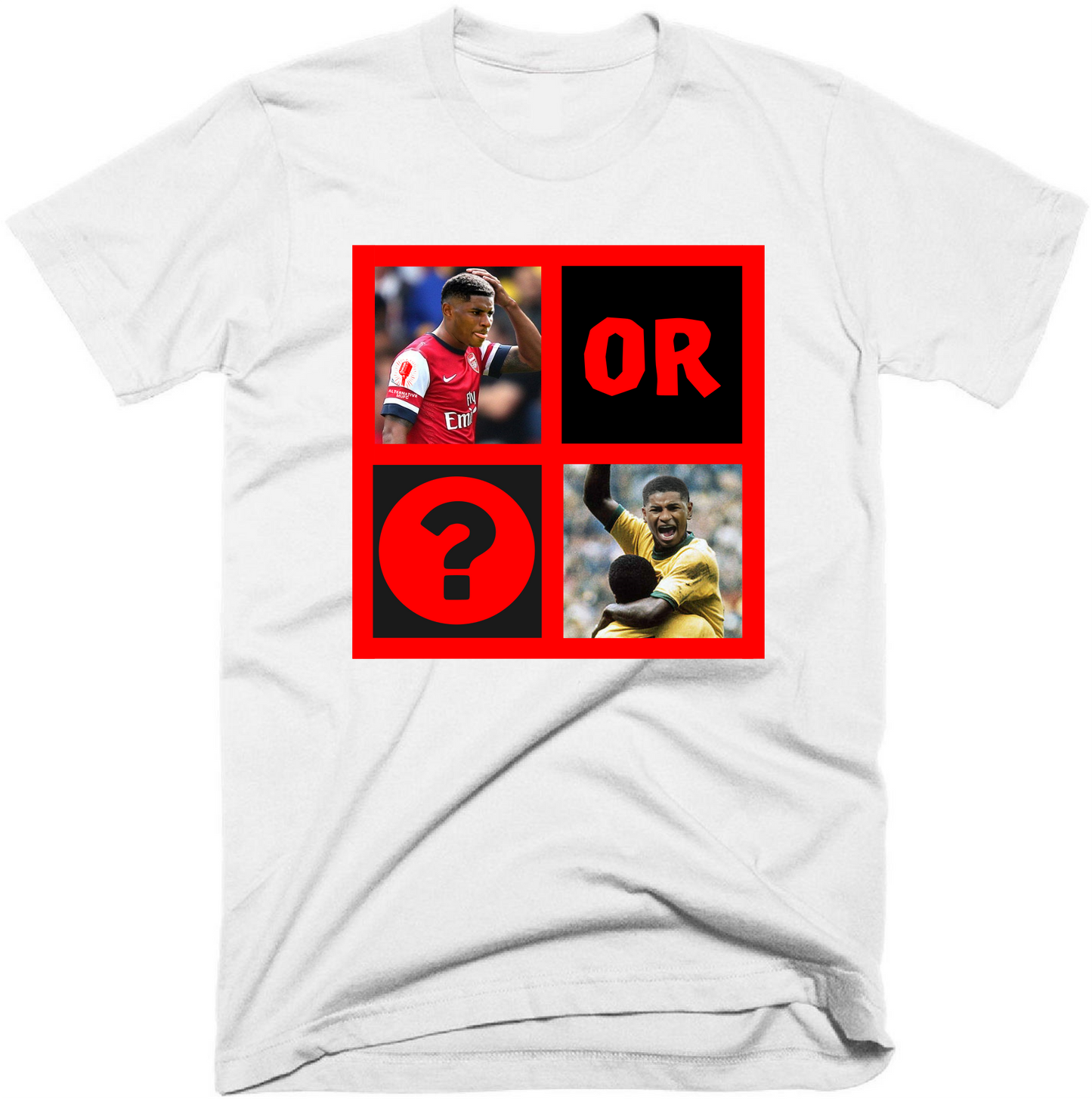 Walcott or Pele graphic t-shirt