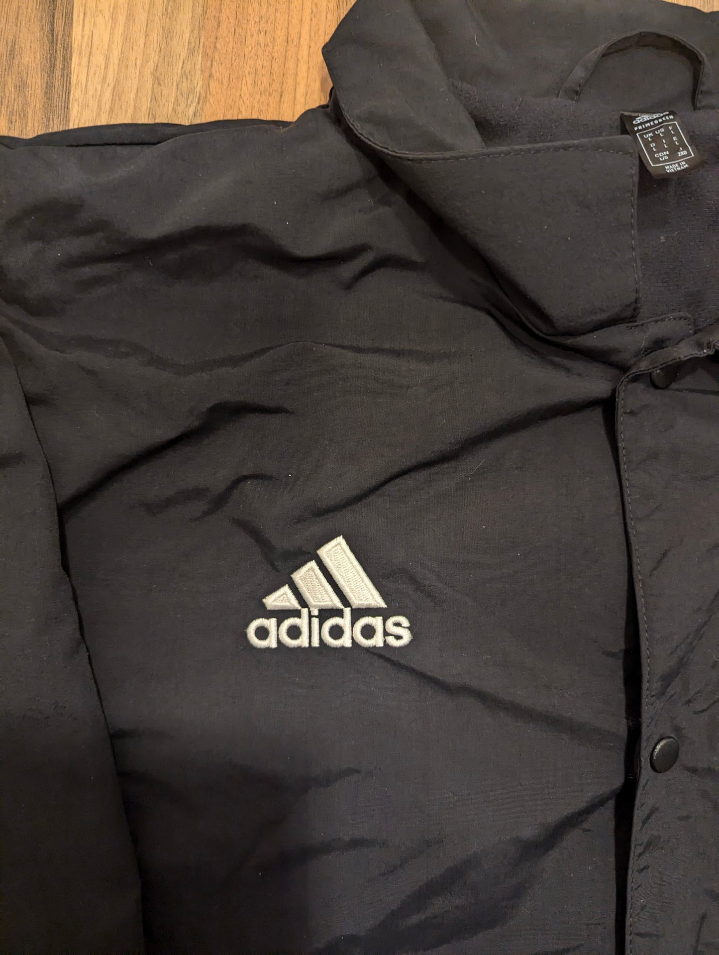 United // Adidas // button up jacket // size L