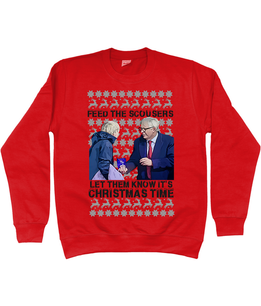 Feed the Scousers - Fergie Christmas Jumper