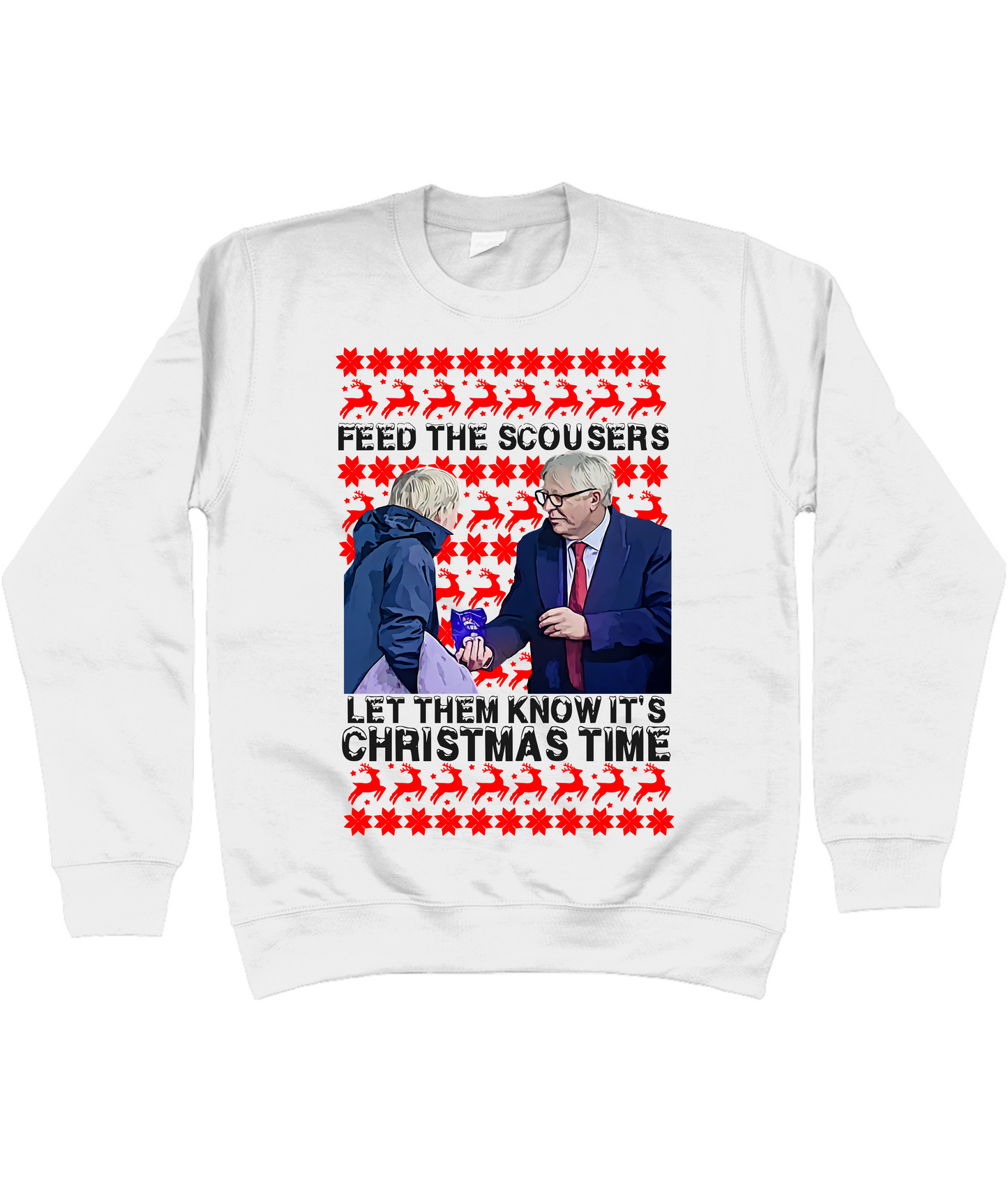 Feed the Scousers - Fergie Christmas Jumper