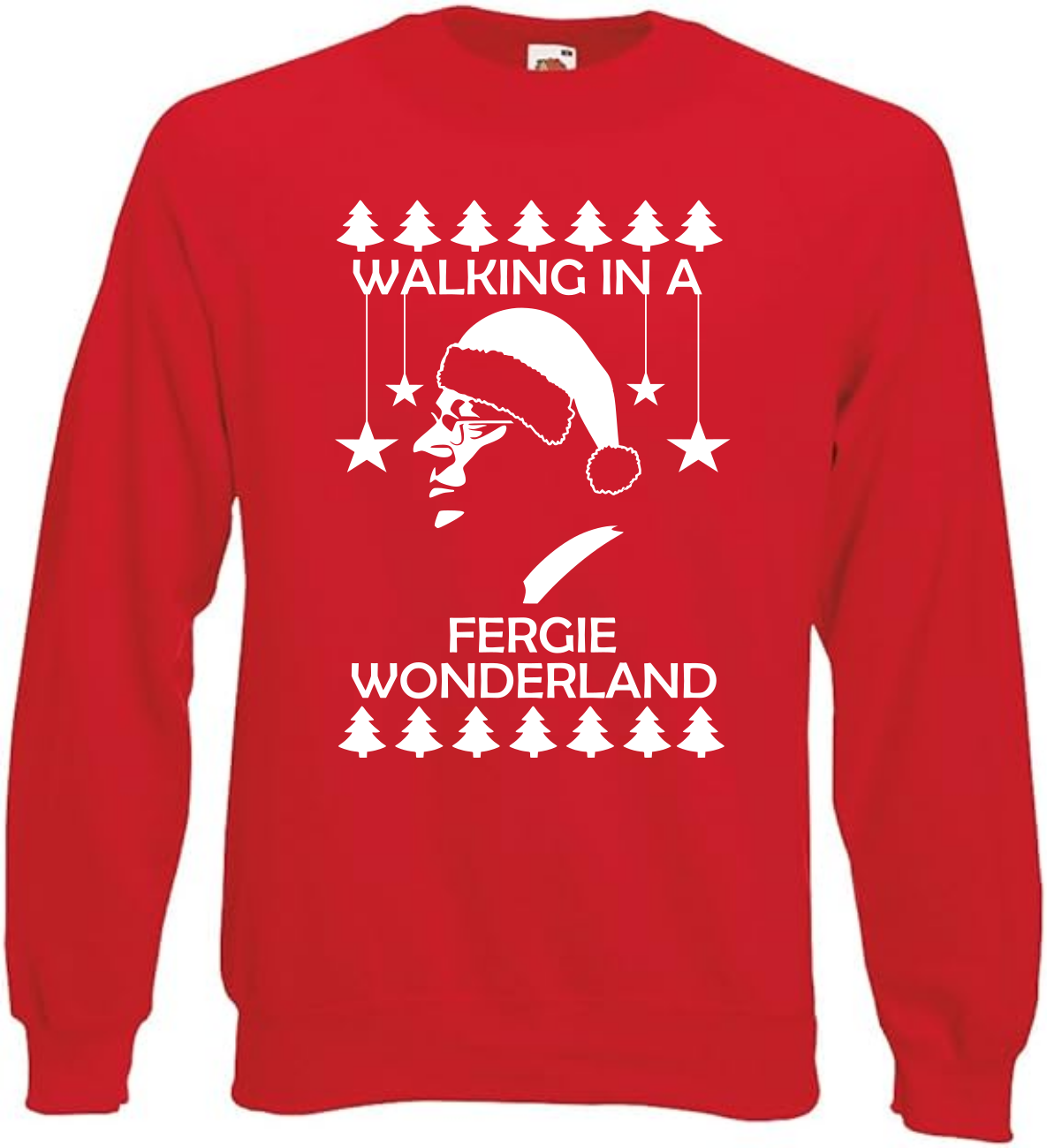 Walking in a Fergie Wonderland Christmas Jumper