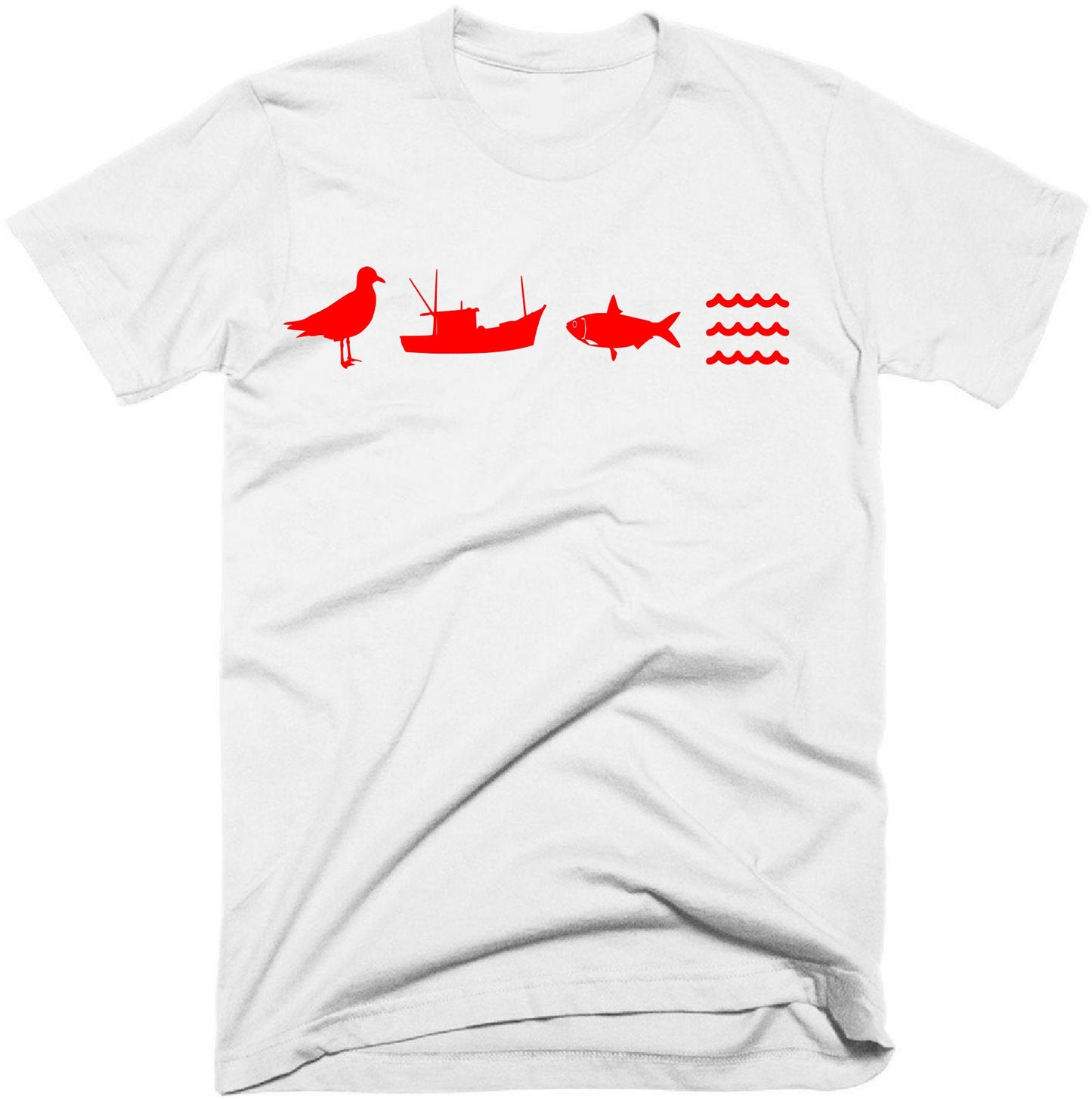 Eric Cantona - When seagulls follow the trawler it is because they think sardines will be thrown into the sea t-shirt.