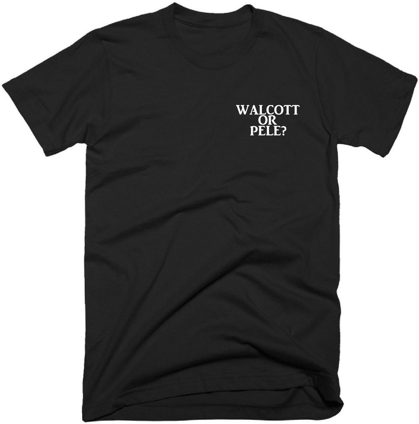 Walcott or Pele? - Chest Pocket Design T-Shirt